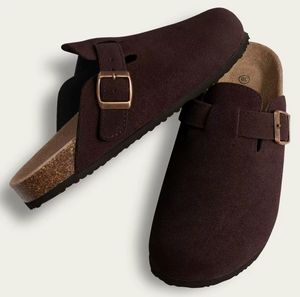 Sabot Liège En Daim - Marron