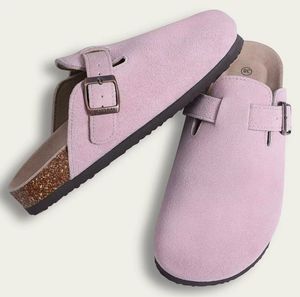 Sabot Liège En Daim - Rose