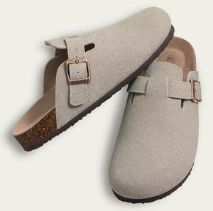 Sabot Liège En Daim - Gris