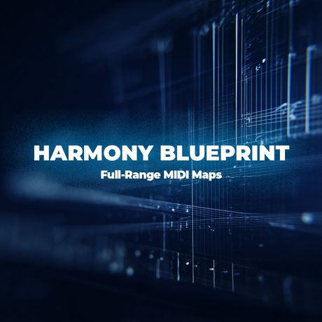 🎹 Harmony Blueprint: Full-Range MIDI Maps