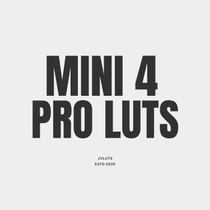 MINI 4 PRO LUTS