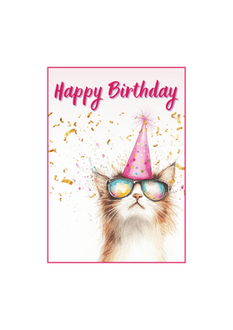 Free Happy Birthday Card Printable PDF and PNG
