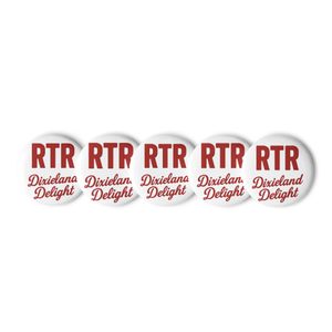 RTR Dixieland Delight Alabama Game Day Button Pin – Roll Tide Gameday Accessory