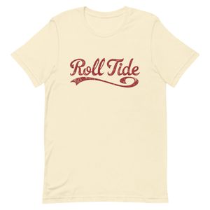  Retro Alabama Crimson Tide &quot;Roll Tide&quot; Distressed Tee