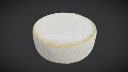 Cheese 4 - low poly PBR 3d model