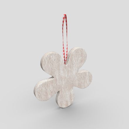 Deco Flower - low polly PBR 3d model