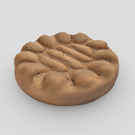 Cookie 3 - low poly PBR 3d model