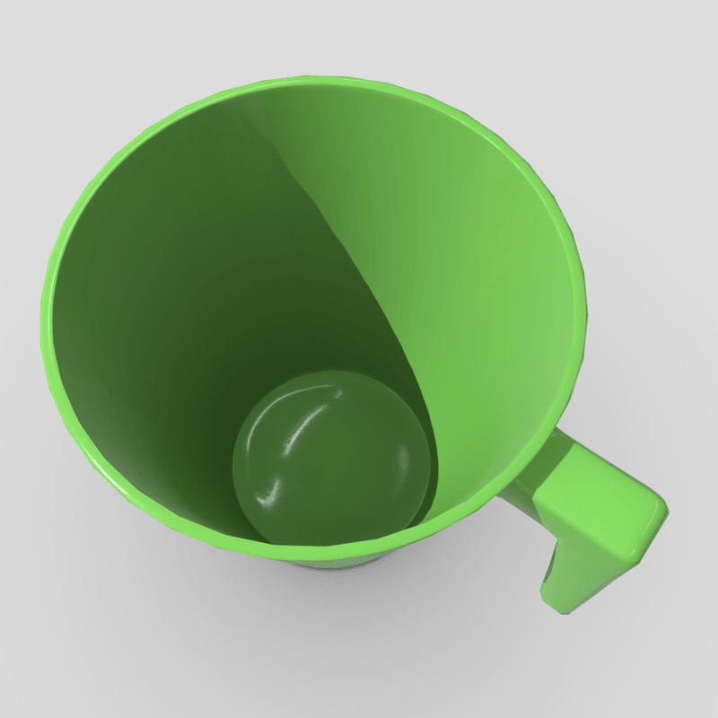 Mug 5 - low poly PBR 3d model