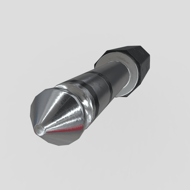 Jack Plug 2 - low poly PBR 3d model
