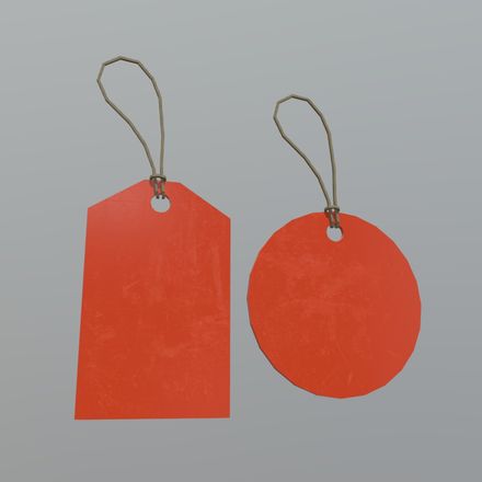 Price Tags - 3D Model