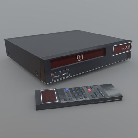 Video Recorder - low poly PBR 3d model