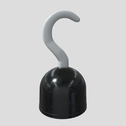 Pirate Hook - low poly PBR 3d model