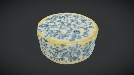Cheese 2 - low poly PBR 3d model