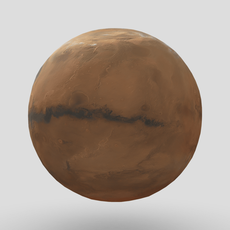Planet - low poly PBR 3d model