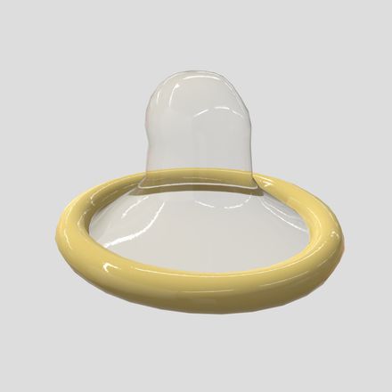 CC0 - Condom - low poly PBR 3d model