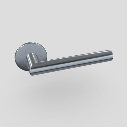 CC0 - Door Handle 3 - low poly PBR 3d model