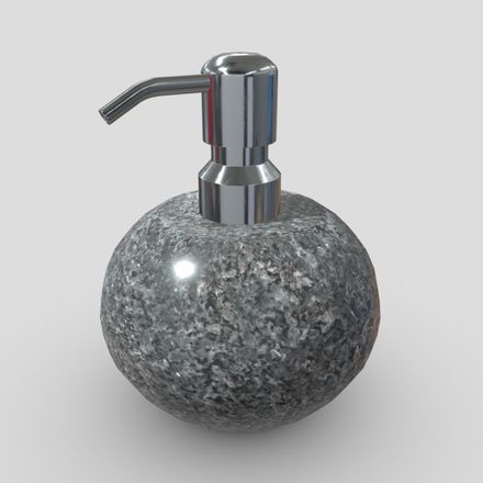 Soap Dispenser 6 - low poly PBR 3d model