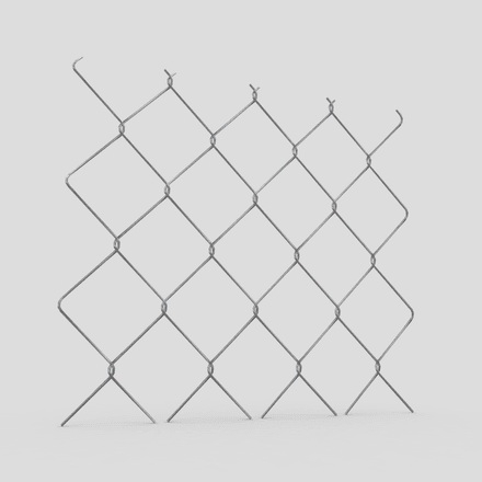 Wire Mesh - low poly PBR 3d model