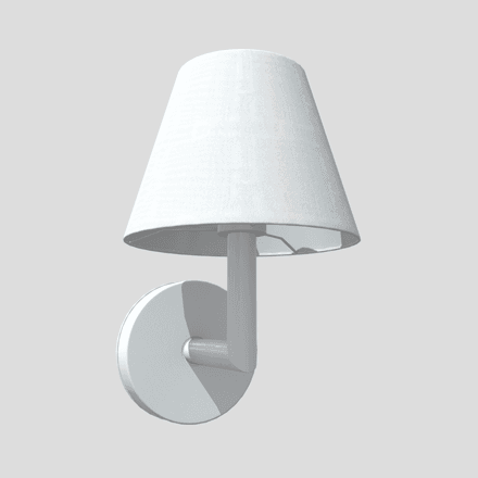 Wall Lamp 3 - low poly PBR 3d model