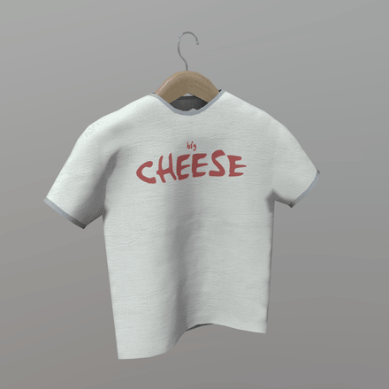 CC0 - Shirt on Hanger - low poly PBR 3d model