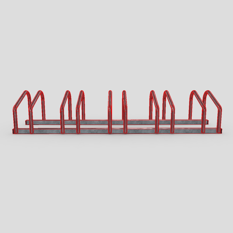 Bicycle Stand 3 - low poly PBR 3d model