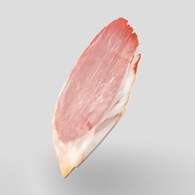 CC0 - Slice of Ham - low poly PBR 3d model