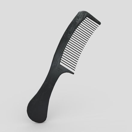 Hair Comb 2 - low poly PBR 3d model