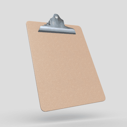 Clipboard - low poly PBR 3d model