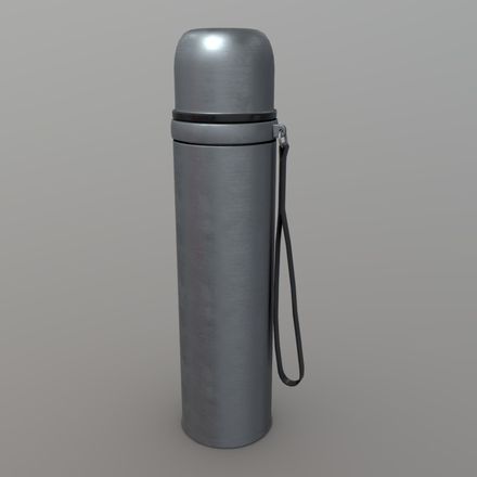 Thermos - low poly PBR 3d model