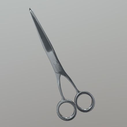 Scissors 3 - low poly PBR 3d model