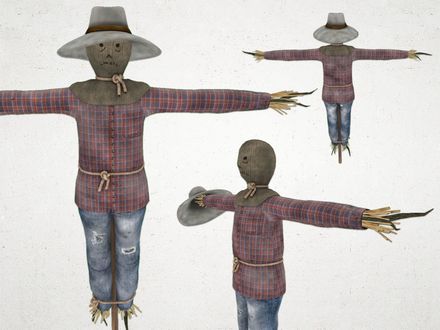 Scarecrow - 3D Model