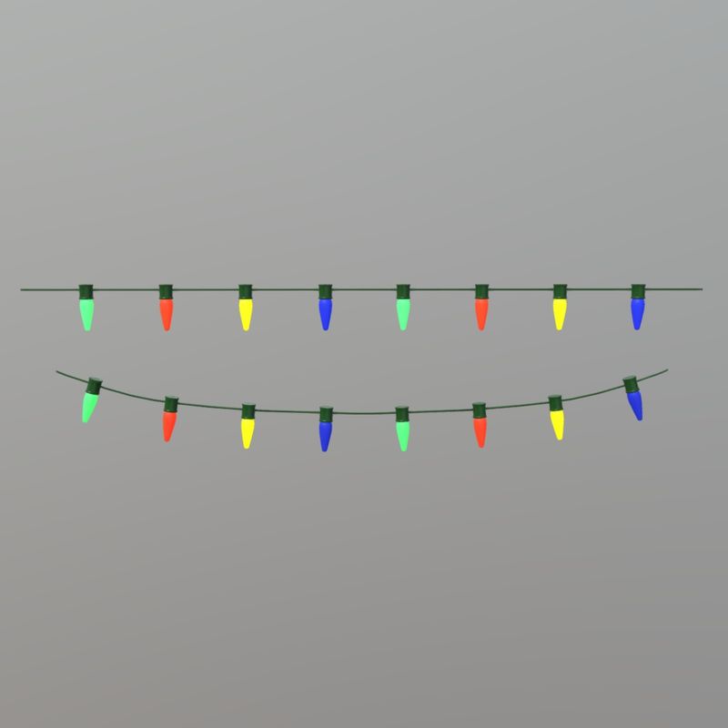 Fairy Lights - low poly PBR 3d model
