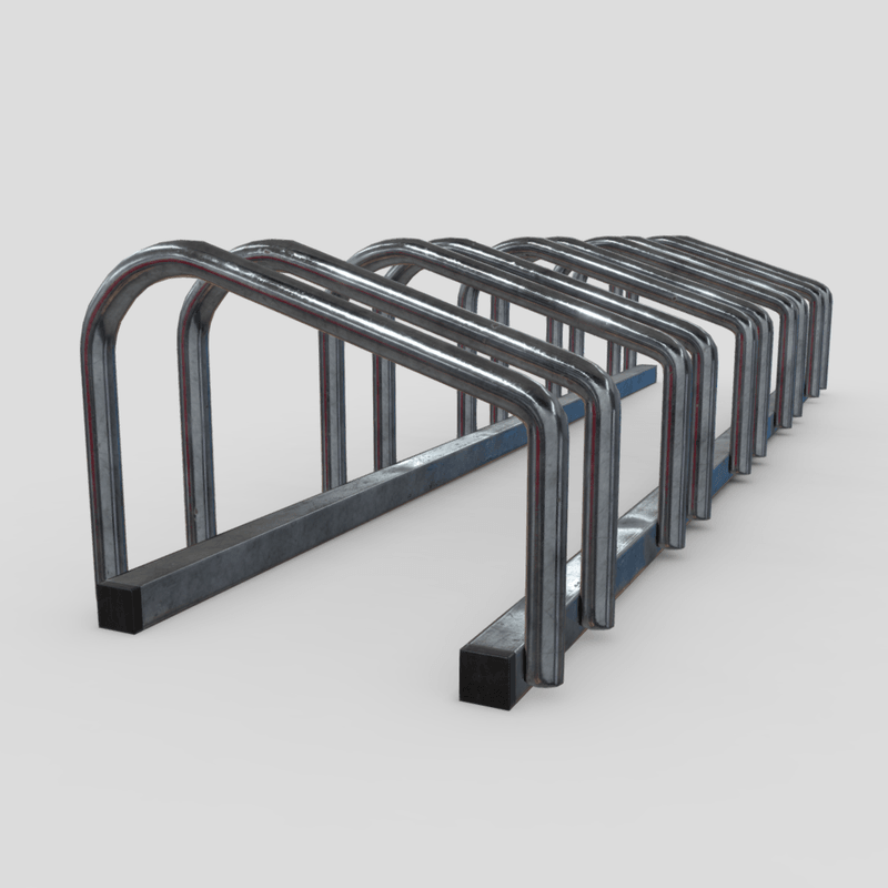 Bicycle Stand 3 - low poly PBR 3d model