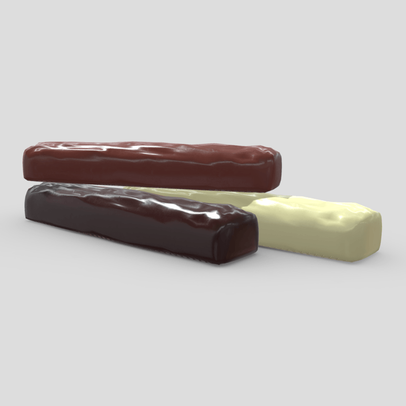 Chocolate Bar 3 - low poly PBR 3d model