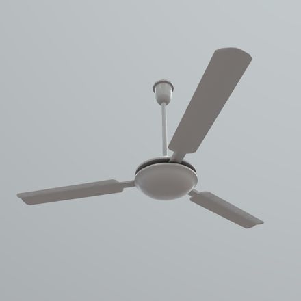 Ceiling Fan - low poly PBR 3d model