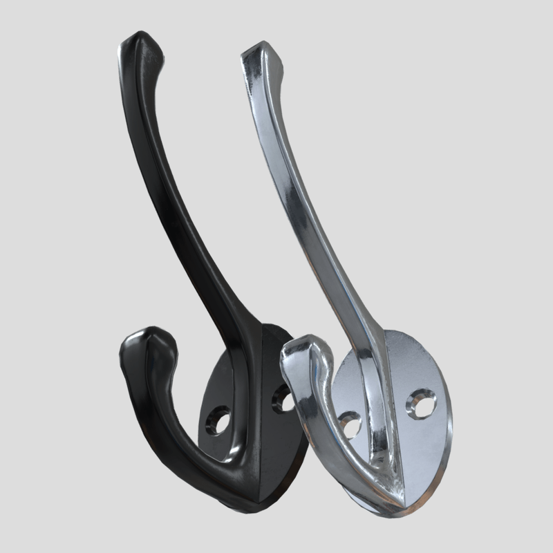 Coat Hook - low poly PBR 3d model