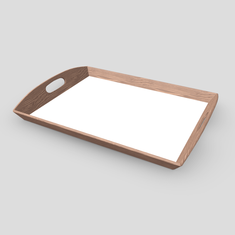 Tray 4 - low poly PBR 3d model