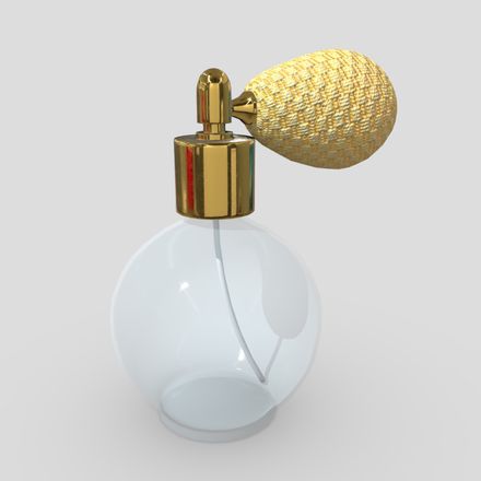 Perfume Bottle - low poly PBR 3d model