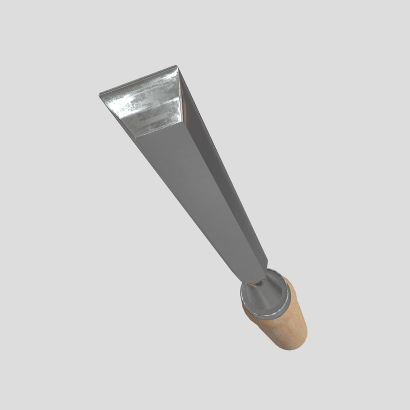 CC0 - Chisel 3 - low poly PBR 3d mdoel