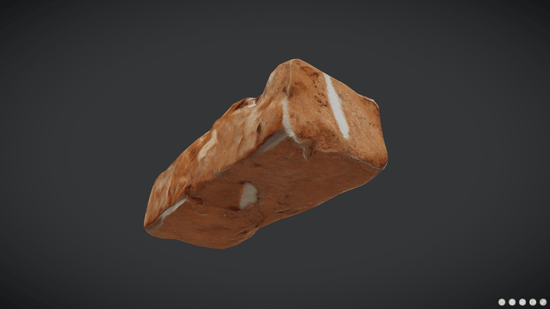 Brick 3 - low poly PBR 3d model