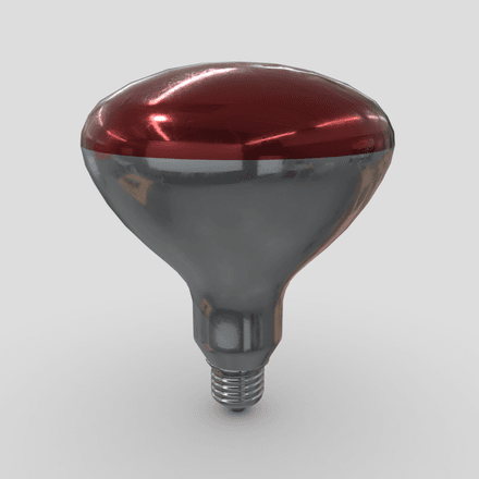 Light Bulb 6 - low poly PBR 3d model