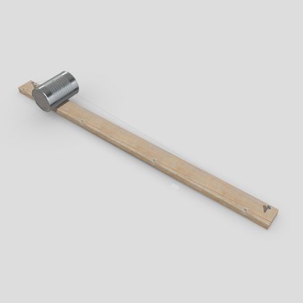 CC0 - Diddley Bow - low poly PBR 3d model