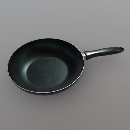 Pan - low poly PBR 3d model