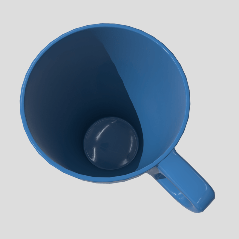 Mug 3 - low poly PBR 3d model