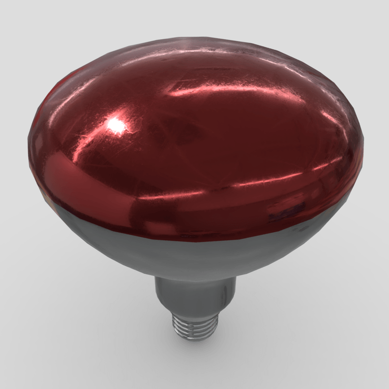 Light Bulb 6 - low poly PBR 3d model