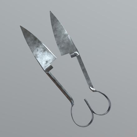 Sheep Scissors - low poly PBR 3d model