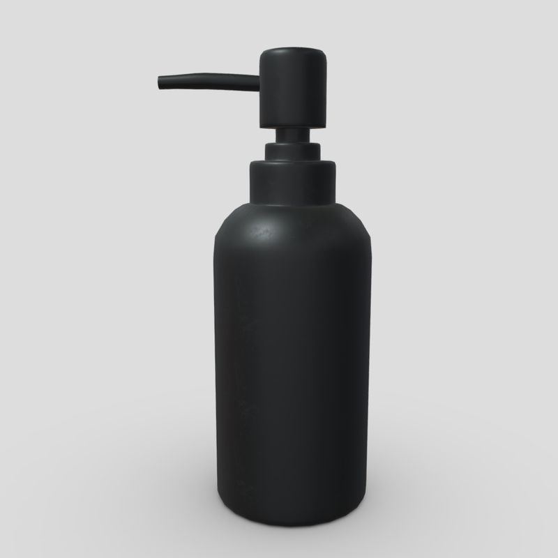 Soap Dispenser - low poly PBR 3d model