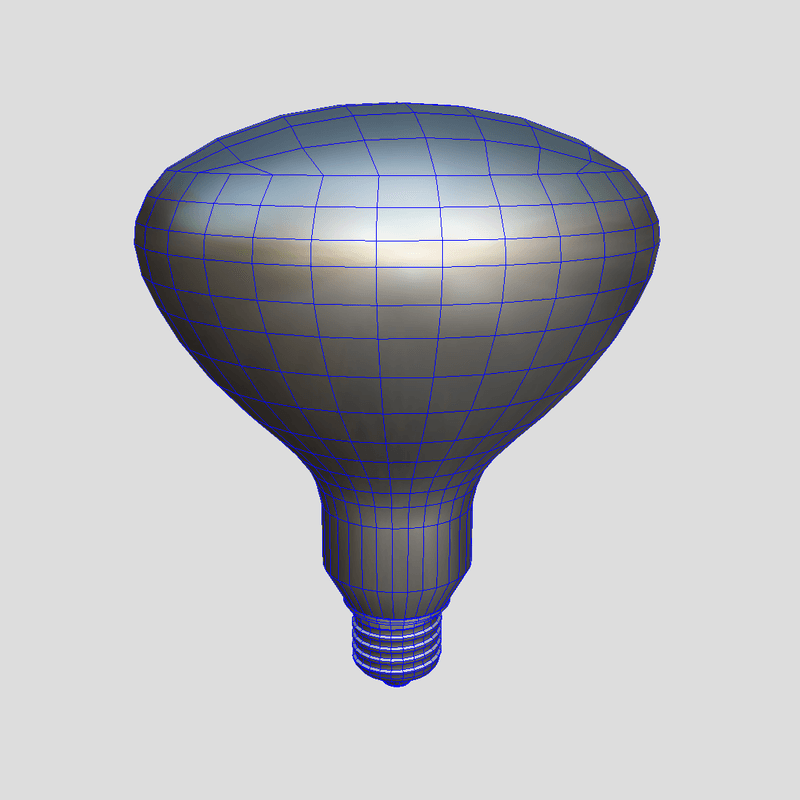 Light Bulb 6 - low poly PBR 3d model