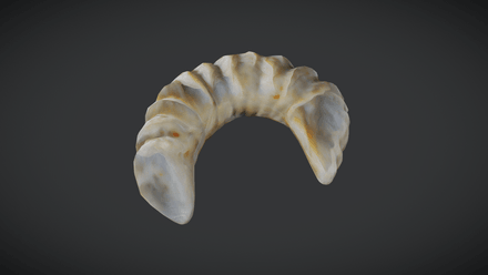 Dumpling - low poly PBR 3d model