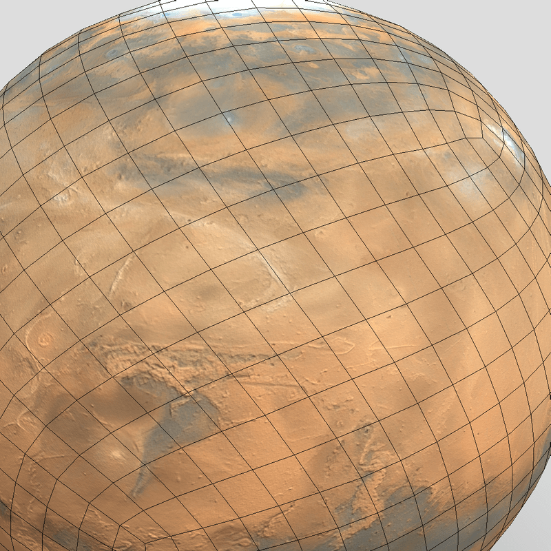 Planet - low poly PBR 3d model